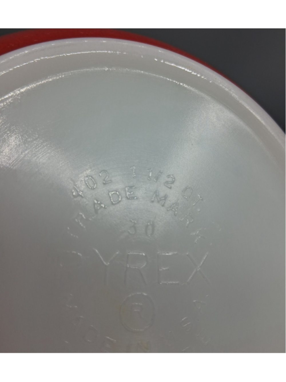 Vintage MCM Pyrex USA Nesting Mixing Bowl Set x4 Primary Colors 401 402 403 404 - Picture 10 of 12